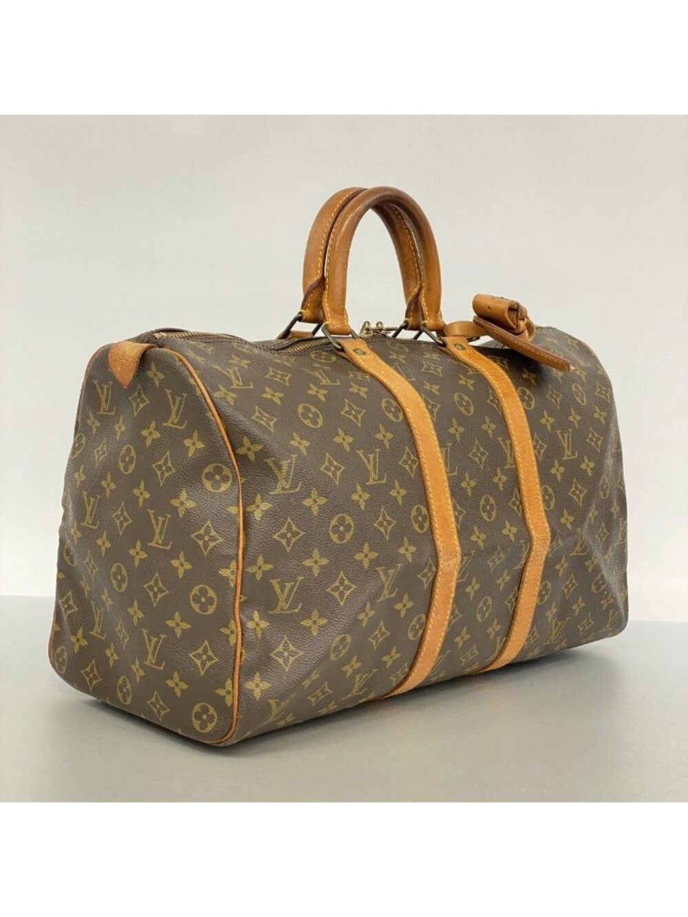 Louis Vuitton Boston Bag Monogram Keepall 45 Brown - Picture 2 of 10